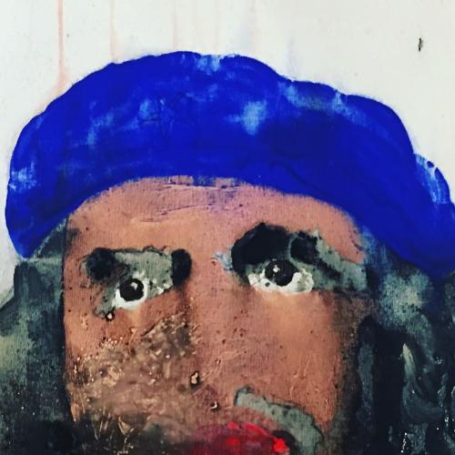 Bonky Monky Che Guevara detail C4 115 x 75 cm 
